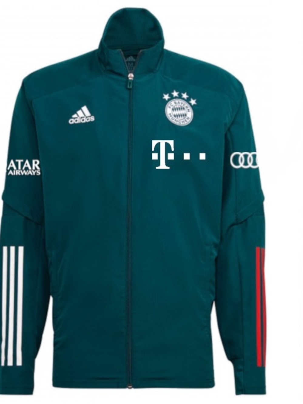 VERY RARE Adidas FC Bayern München 2020/21 Presentation Jacket Teal Qatar NWT M